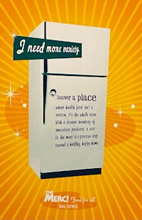 a refrigerator with a sign that says i need more wine