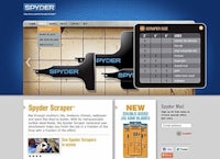 a website design for spyder