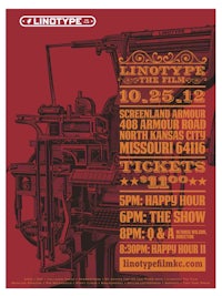 a poster for the linntype film festival