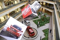 toyota's new showroom in so paulo, brazil