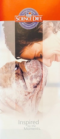 the cover of a science diet book with an image of a dog
